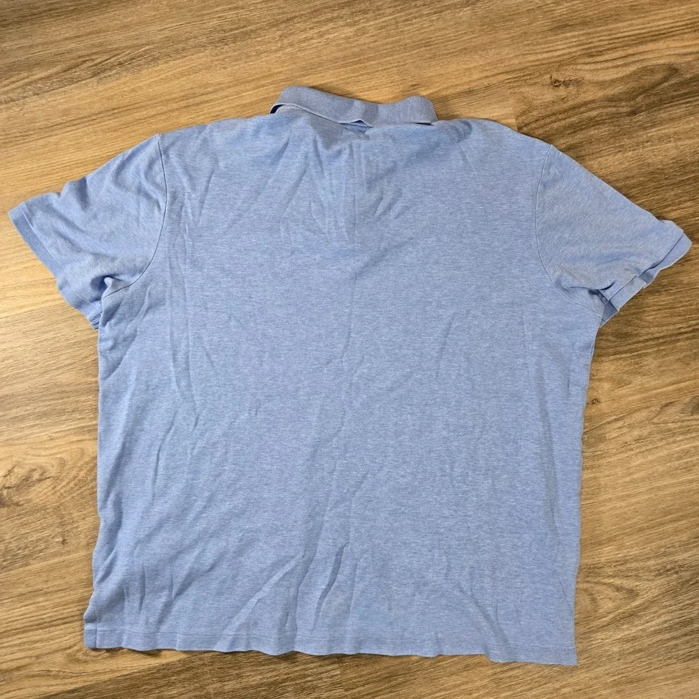 Polo Ralph Lauren Polo Shirt Mens XL Blue Flesh Pony Short Sleeve Preppy Ivy